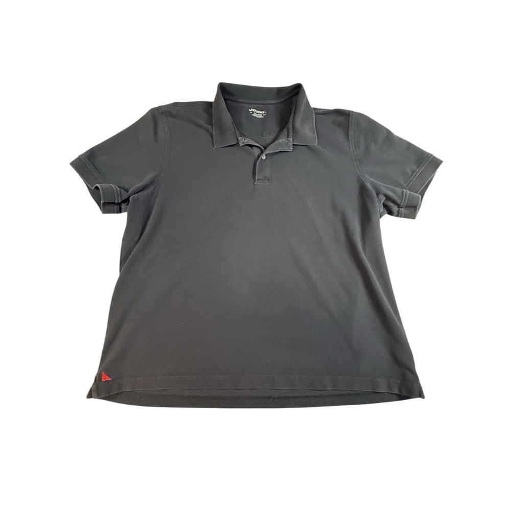 Untuckit Polo Shirt Men Size XXL Black Collared Short Sleeve Athleisure Casual